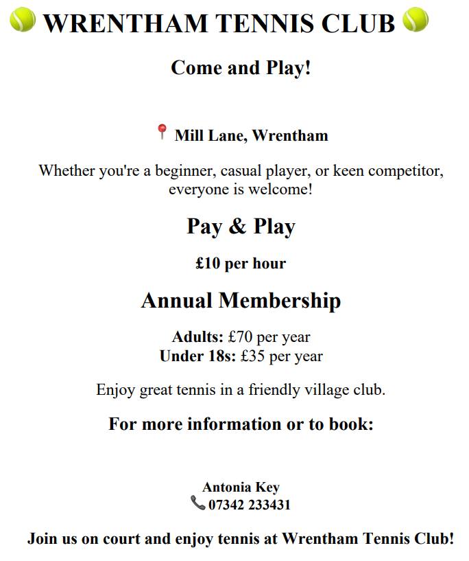 Wrentham Tennis Club